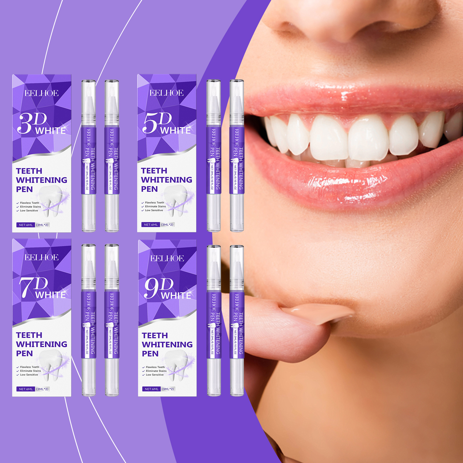 6ml Teeth Whitening Pen Teeth  - Teeth Whitening Serum recensione e prezzo
