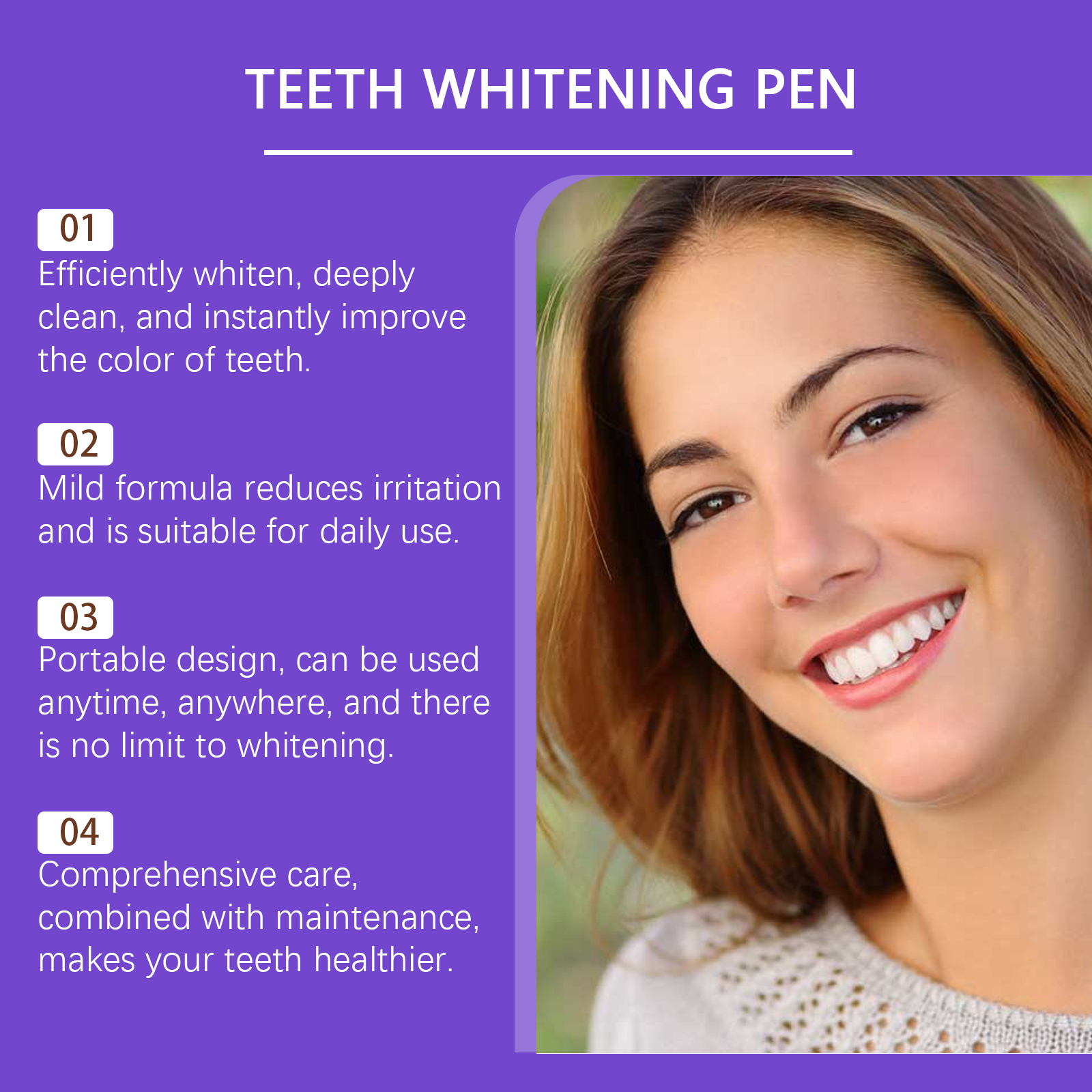 6ml Teeth Whitening Pen Teeth  - Teeth Whitening Serum recensione e prezzo
