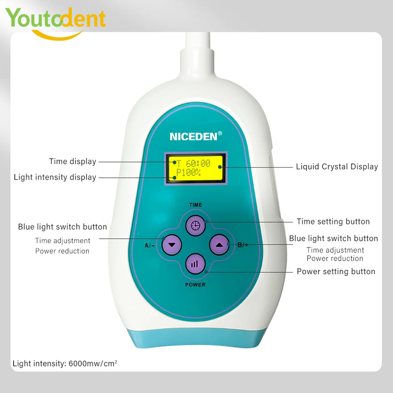 50W Dental Touch Screen 3 Colo - Teeth Whitening Light recensione e prezzo