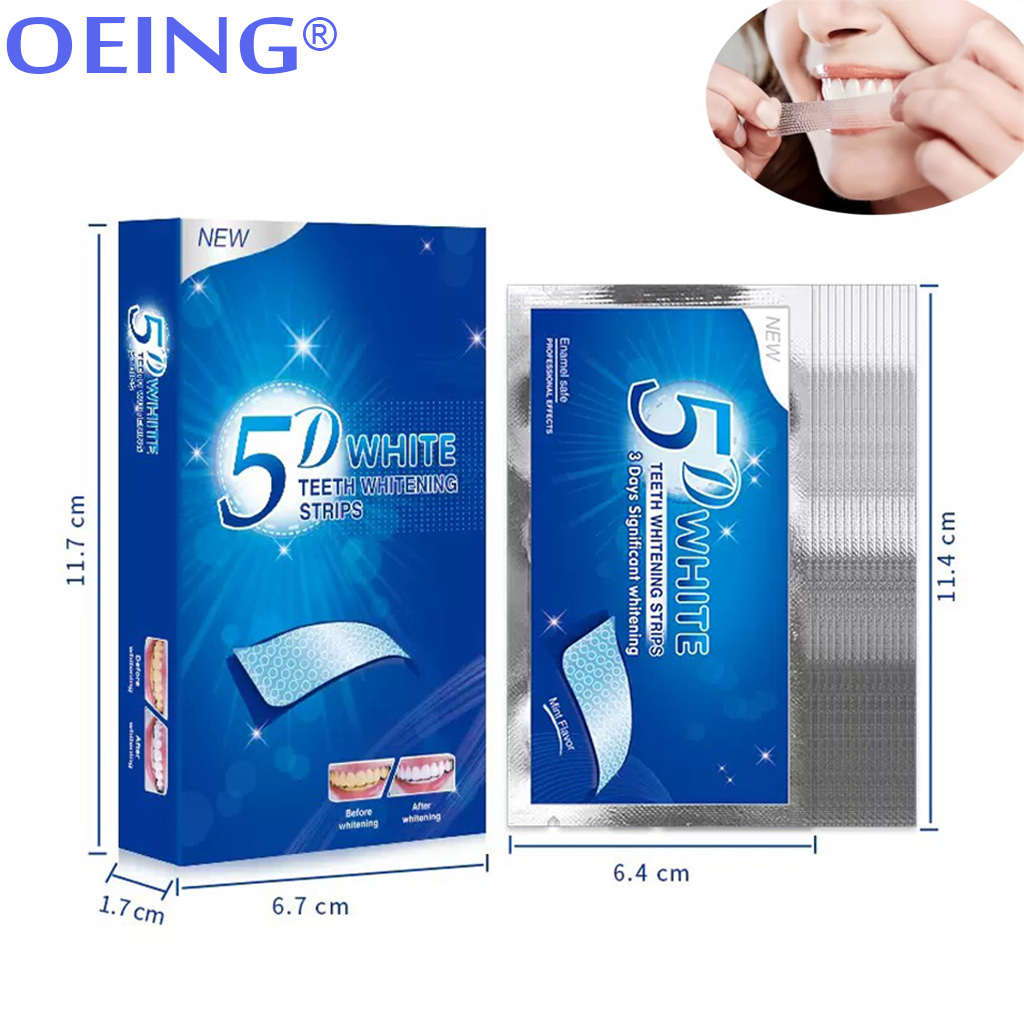 9D 5D Teeth Whitening Strip 14 - Teeth Whitening Home Kit recensione e prezzo