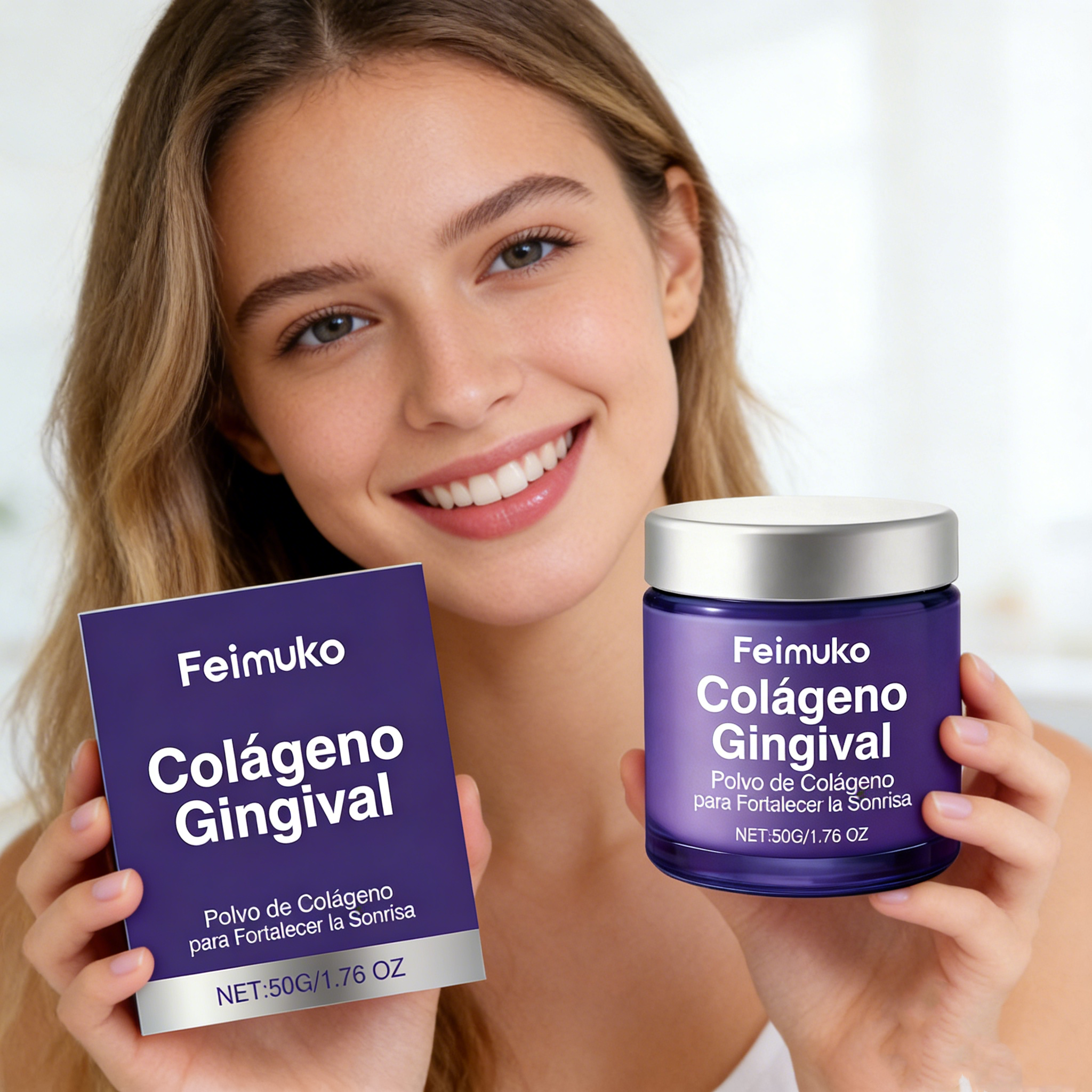 Collagen Teeth Cleaning Powder - Teeth Whitening Results recensione e prezzo
