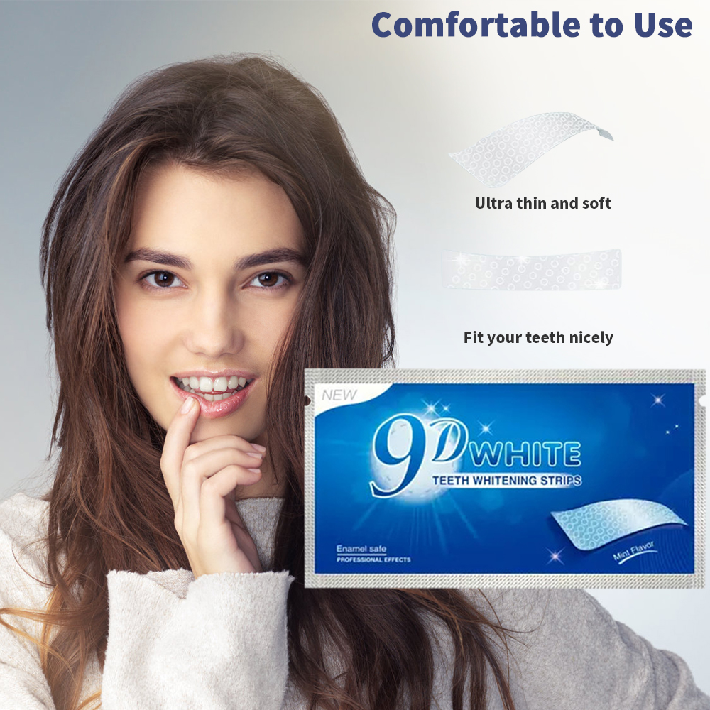 9D White Teeth Whitening Strip - Teeth Whitening Home Kit recensione e prezzo