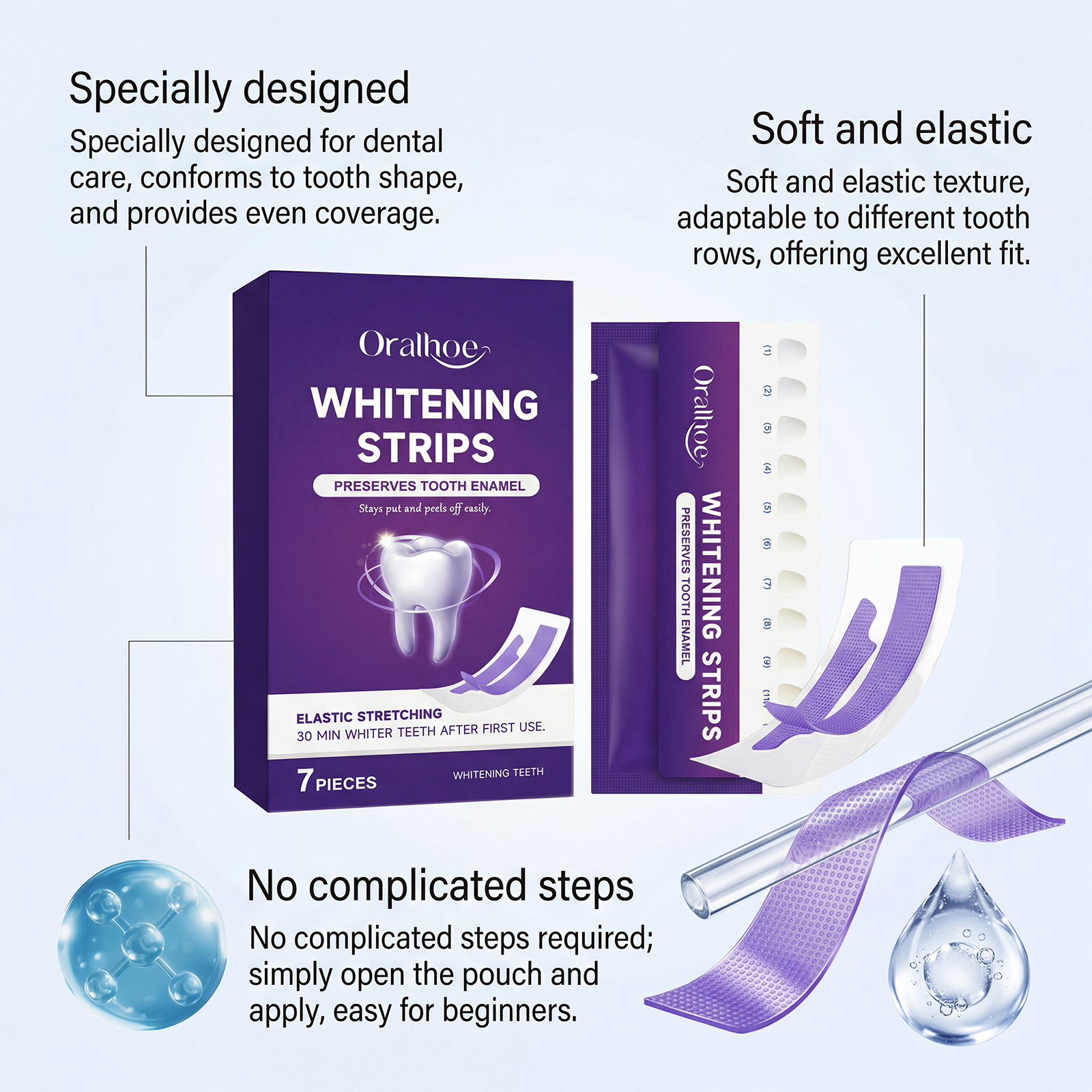 ORALHOE Safe Teeth Whitening S - Teeth Whitening Home Kit recensione e prezzo