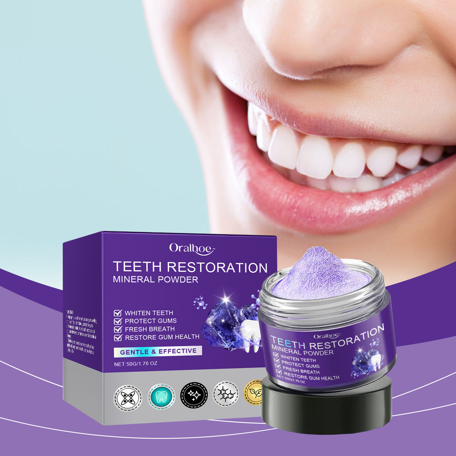 Teeth Restoration Mineral Powd - Teeth Whitening Near Me recensione e prezzo