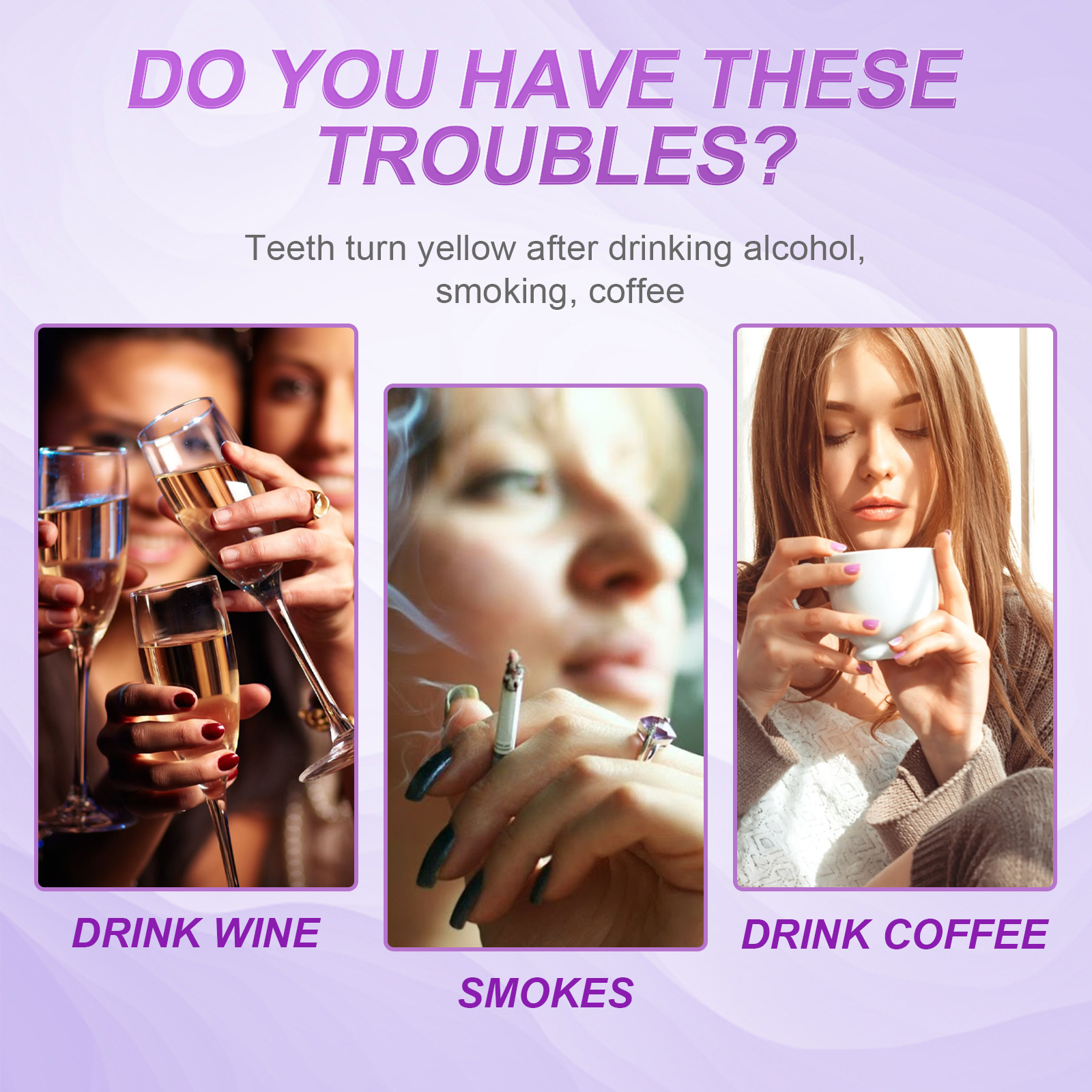 Purple Teeth Whitening Strips  - Teeth Whitening Home Kit recensione e prezzo