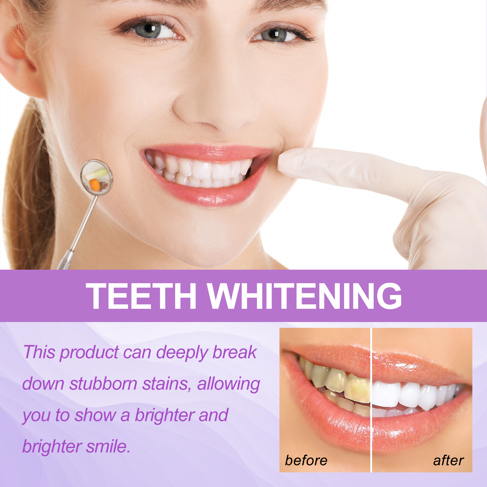 Purple Teeth Whitening Strips  - Teeth Whitening Home Kit recensione e prezzo