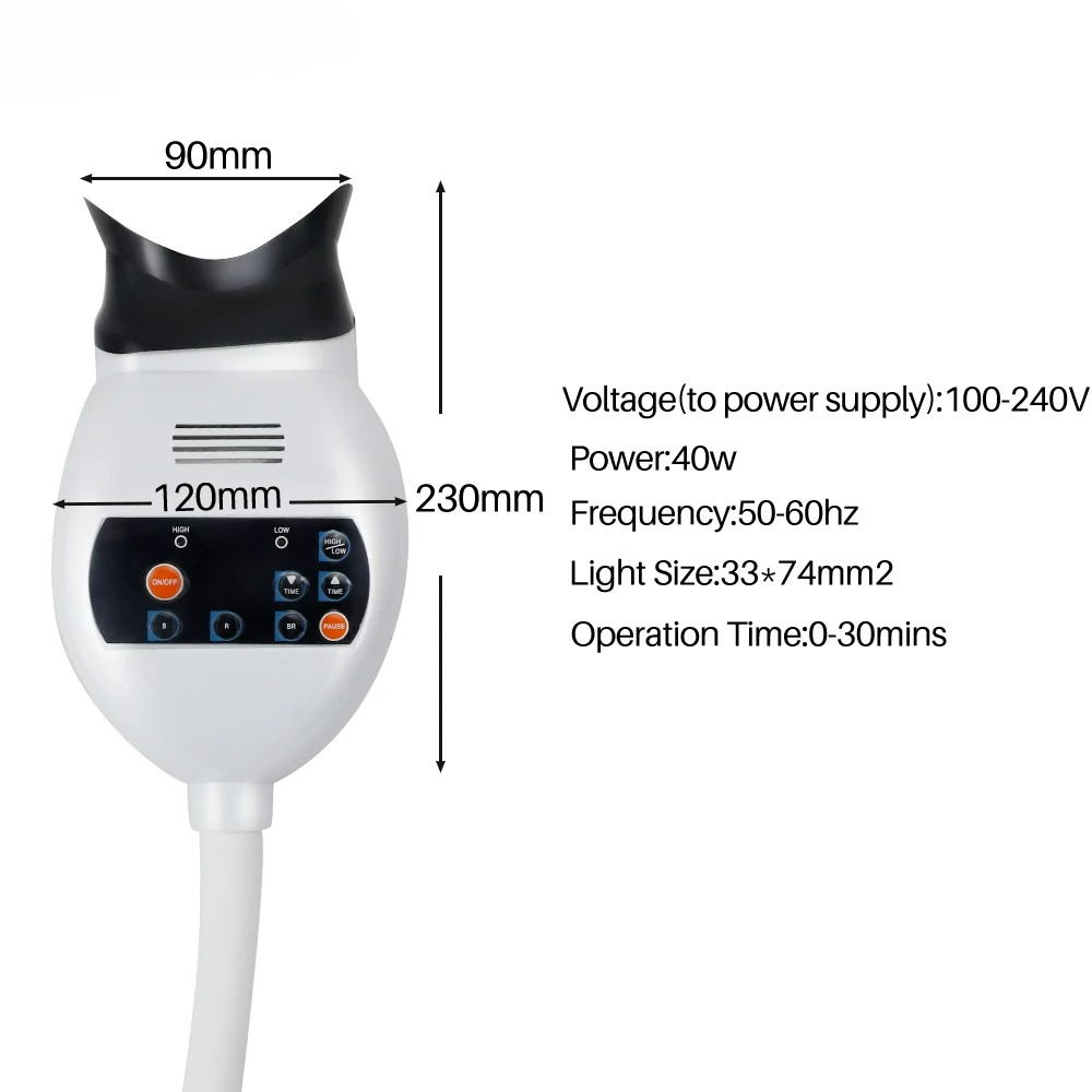 Adjustable 3 Colors LED Teeth  - Teeth Whitening Light recensione e prezzo