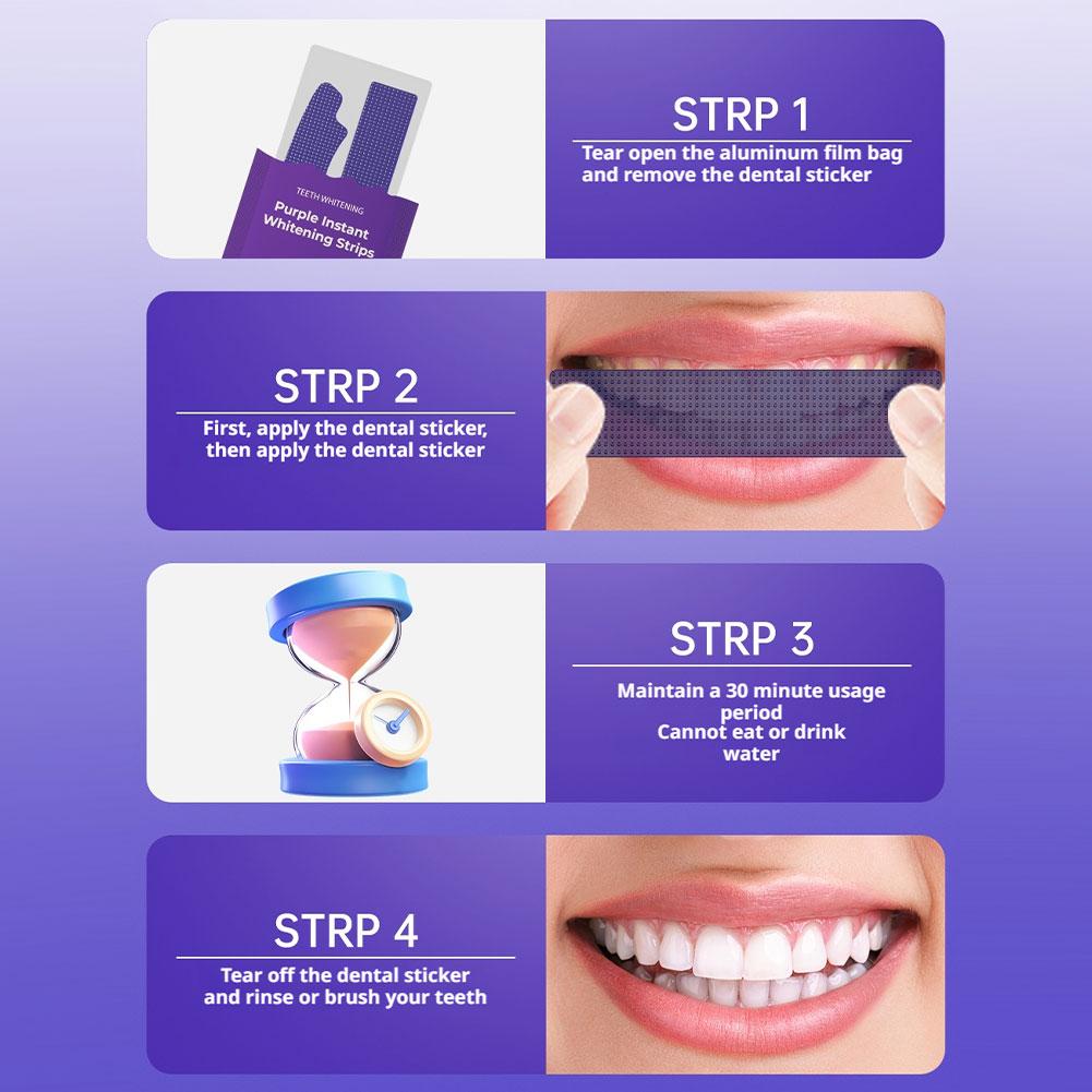 V34 Teeth Whitening Strips - E - Teeth Whitening Home Kit recensione e prezzo