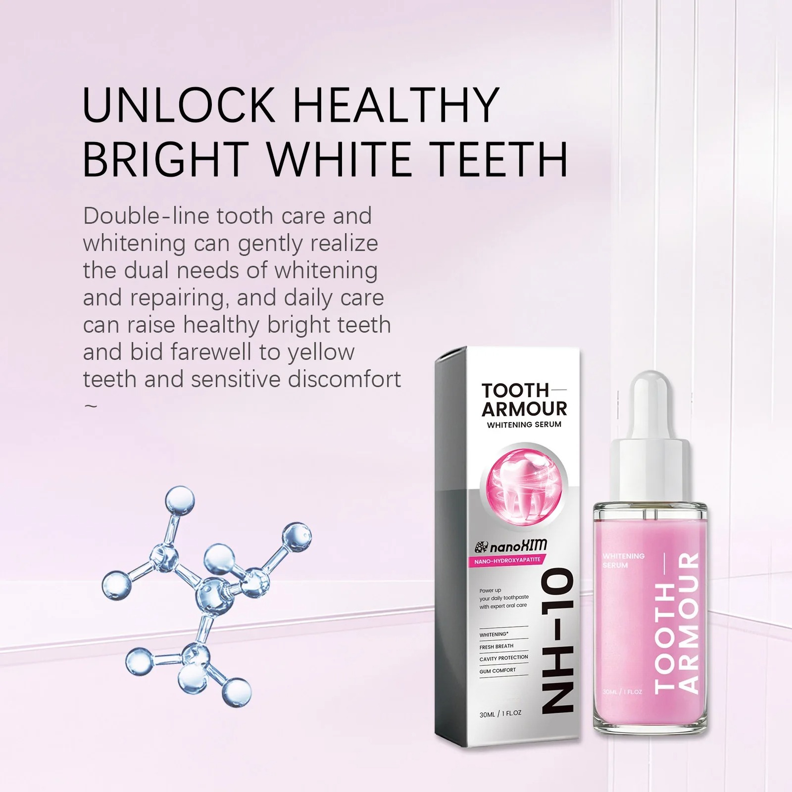 Nano-Hydroxyapatite Teeth Whit - Teeth Whitening Serum recensione e prezzo