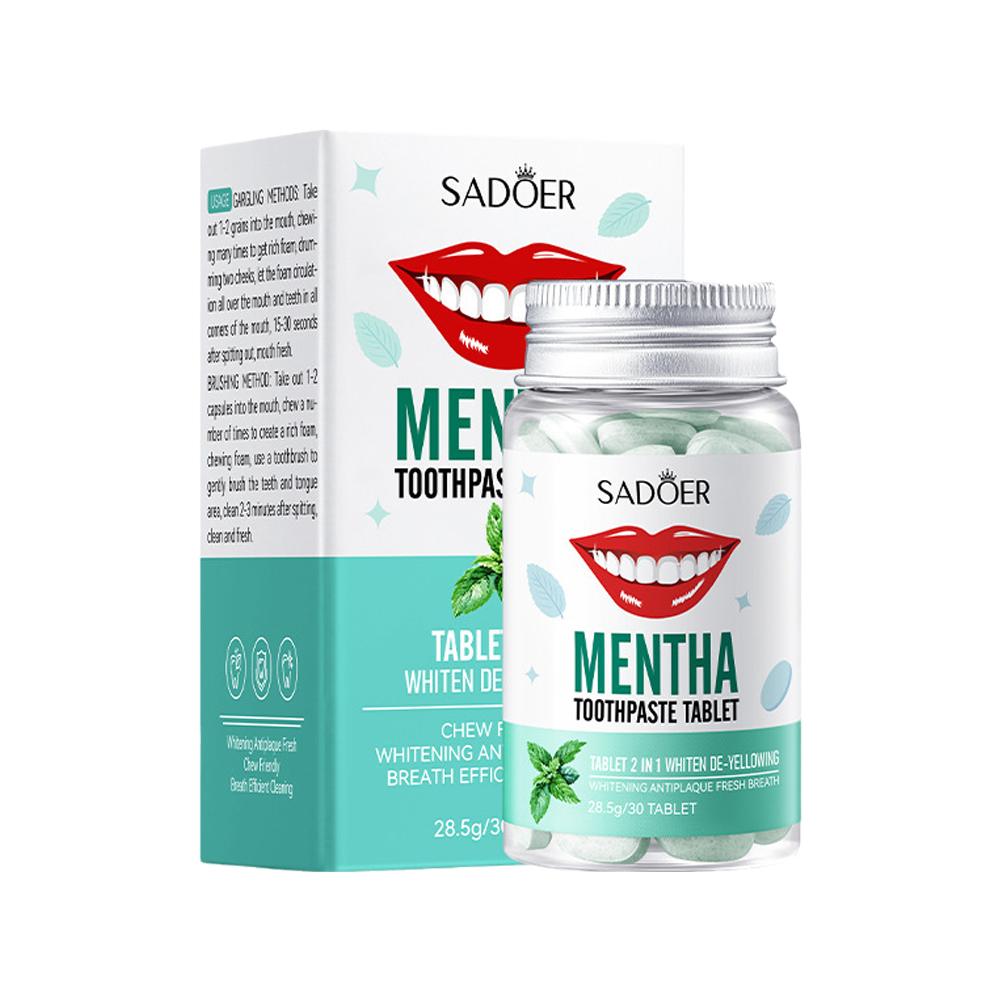 Mint Solid Toothpaste Tablets  - Teeth Whitening App recensione e prezzo